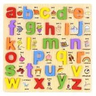 Wooden Alphabet Letter Puzzle Toy