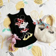 Ready Stock -GSY005- Disney Girl Hot Stamped Minnie Sleeveless Vest