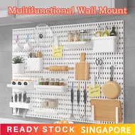 SG READY STOCK Pegboard Multi purpose Nail Free Home Organization Storage Wall Shelf Wall Decor Boar
