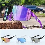 (COD）POC ELICIT Cycling Sports Glasses Men Women Large Frame Anti-Ultraviolet Running Sunglasses