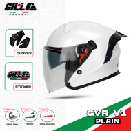 Gille Half face open face helmet 172 GVR V1 Solid Half Face Motorcycle Helmet