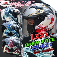 ZEUS หมวกกันน็อค OPEN FACE รุ่น ZS-627 ใหม่ล่าสุด 2023