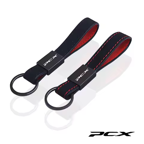 Motorcycle for honda pcx pcx150 pcx160 pcx125 pcx150cc motorcycle key chain leather keychain Car Acc