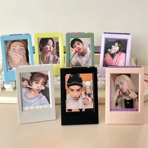 3 Inch Color Standing Photo Frame 1/2/5Pcs For Fujifilm Instant Camera Mini 12 Instax Film Photo Fra