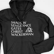 Hoodie Zipper Jacket - AX7 Avenged Sevenfold Line Up