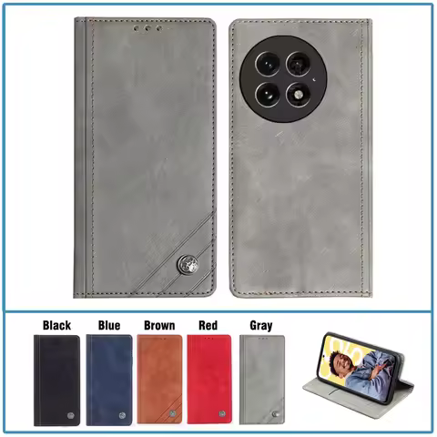 OnePlus 13 13T 13R 13S Flip Case For OnePlus 13 Cover Etui OnePlus 13R Phone Leather Coque One Plus 