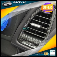 Honda HR-V Front Aircond Lining Carbon Fiber Design HRV /VEZEL 2015 -2022 Car Accessories Vacc Auto