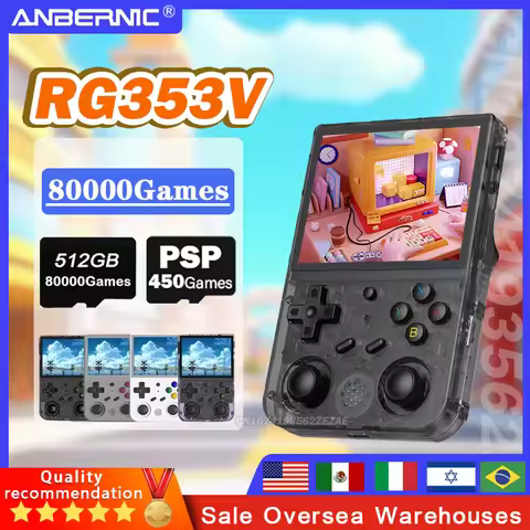 ANBERNIC RG353V RG353VS Handheld Game Player 3.5 INCH IPS Screen Portable Game Machine Android Linux