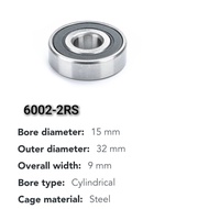 6002-2RS Bearing Alternator (15 x 32 x 9)mm