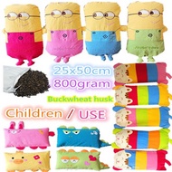 BUCKWHEAT  PILLOW 25x50cm 800gram M SIZE BANTAL ANAK（BEU PILLOW )100%natural 荞麦壳安心枕/Pillow case/枕头套/