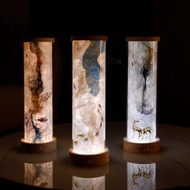 Chinese Style Night Light Bedroom Decorative Light Bedroom Ambient Light Bedside lamp Rechargeable