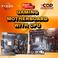 Asus Prime B350-Plus Gigabyte B550 Gaming X AMD Ryzen AM4 Motherboard CPU Bundle DDR4 Used Tested 1 