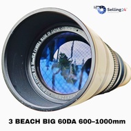 เลนส์ 3 BEACH BIG 60DA 600–1000mm f/9.9–16 T Mount Super Telephoto Zoom Lens