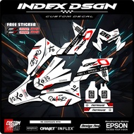 Decal Crf 150L Fullbody Sticker Sticker Motor CRF 150 L, Atlantis