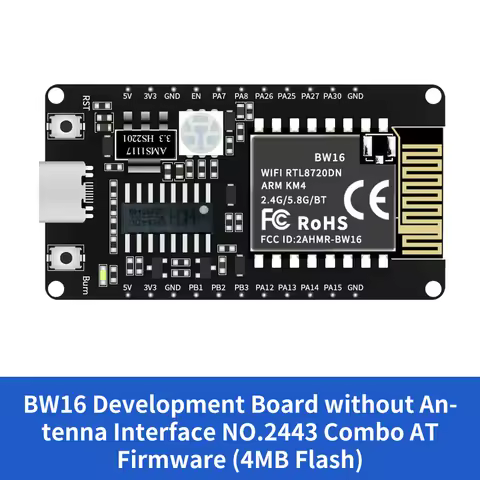 Kidsbits Keyestudio BW16-kit New Version Development Board/BW16 IPEX Antenna Bluetooth &Wifi Android