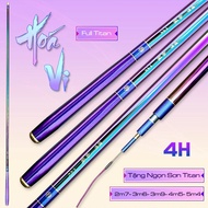 Hoa Vi Hand Fishing Rod 4H 28i F1 Version Specialized in Sensation Fishing Comes with 7-Color Extra 