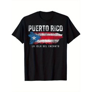 Puerto Rico - Island Flag T-Shirt T-Shirt