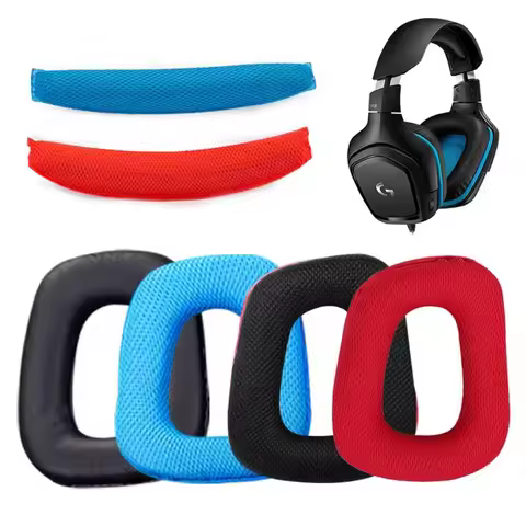 Ear Pads Cushion muff cap beam for logitech G331 G332 G432 G431 G430 G230 G231 G930 Headset headphon