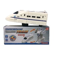 Children's Toy Train Transform Train Transforms Robot Deformation 2 in 1