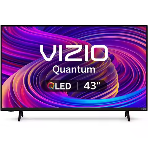 43-inch Quantum 4K QLED HDR Smart TV w/Dolby Vision HDR, 120ps @1080p PC Gaming, Wii 6, Bluetooth pe
