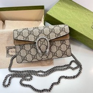 GUCCI 經典款銀包連鏈