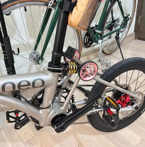 extend rod special use for 16 inch JAVA NEO bike and P T Line brompton folding bike telescopic rod