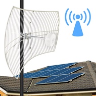 Revolution Antenna Outdoor Antenna Feed 698-6000MHz 4G 5G Antenna Grid for Phone Radio TV Mesh Parab