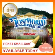 Lost World of Tambun Themepark tiket + Hotspring 1 Day Combo Ticket Open Date