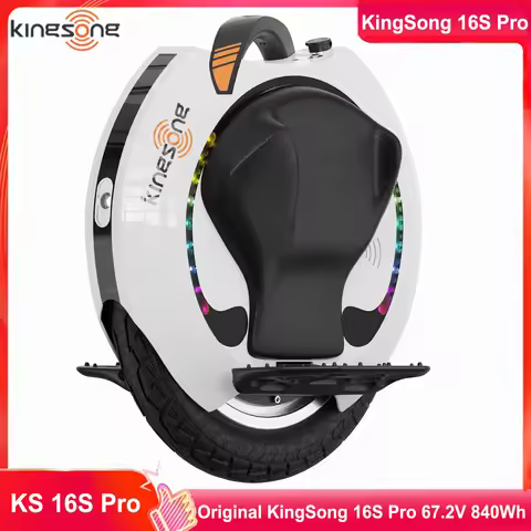 Original KingSong 16S Pro 67.2V 840Wh 1200W Motor Peak Power 3800W Top Speed 40km/h Mileage 70km for