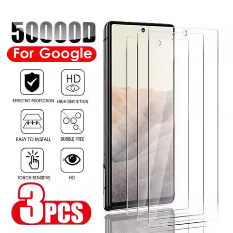 Tempered Glass Film For Google Pixel 8 Pro 7 7A 6A 4 3 XL Screen Protector Protective Film For Googl