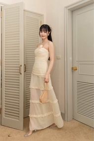 ✨Blossom Maxi Dress เดรสไปงานแต่ง เดรสออกงาน