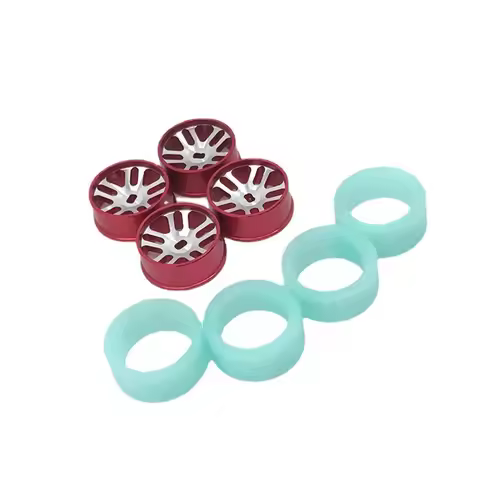 Upgraded 24mm Illuminated Racing Wheels For WLtoys 1/28 284131 K989 k969 k979 k999 P929 P939 iw04m M