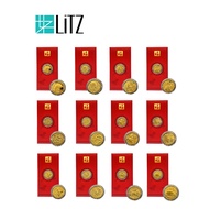 LITZ Zodiac Red Packets 999.9 Pure Gold Coin 0.10g AP0017