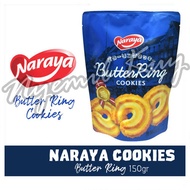 Naraya Butter Ring Cookies - Butter Flavored Cookies - Butter Biscuits - Butter Cookies 150g Biskut 