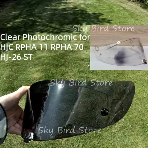 Photochromic Visor for HJC RPHA 11 RPHA 70 HJ-26 ST HJ26 ST Full Face Helmet Lens Shield Cascos Para