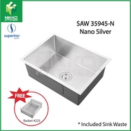 SUPERINO SAW35945 SUS304 Nano Sink + Tap Package