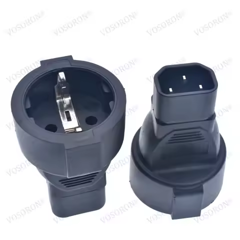 Black PVC Copper Russia Korea Ukraine France Spain Belgium Poland EU countries 4.8MM Female to C14 m