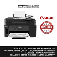 CANON Pixma GM4070 Refillable Ink Tank Wireless Printer + FREE RM50 TnG eWallet