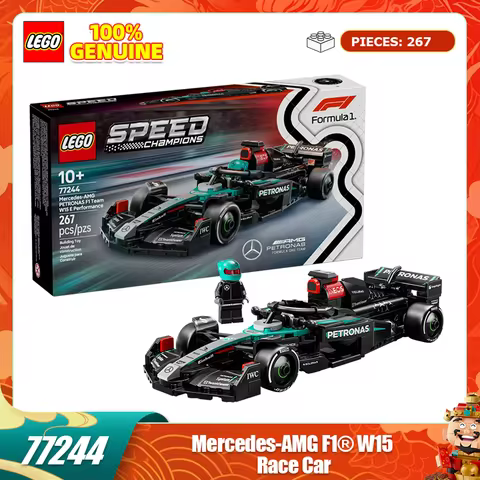 Lego Christmas Celebration 77244 Mercedes AMG F1 W15 Racing Children's Toys Christmas Gift