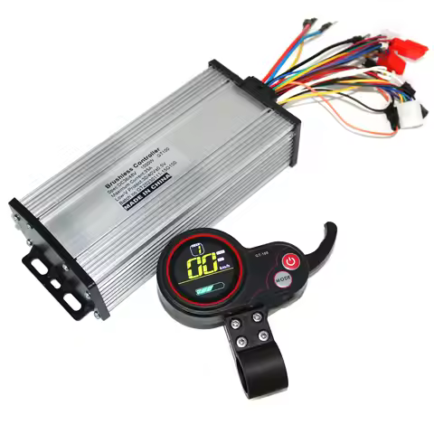 GREENTIME 36V/48V/52V/60V 800W 1000W 35A Brushless DC Motor Controller Ebike Controller +GT-100 Disp