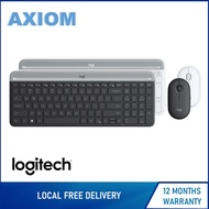 Logitech MK470 Slim Wireless Keyboard and Mouse Combo Ultra Quiet Operation