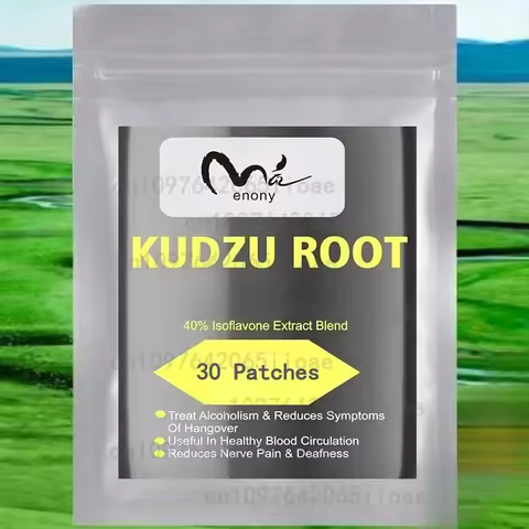 30 Patches Kuzu Root Transdermal Patches with Oat Vitamin C Support Menopause