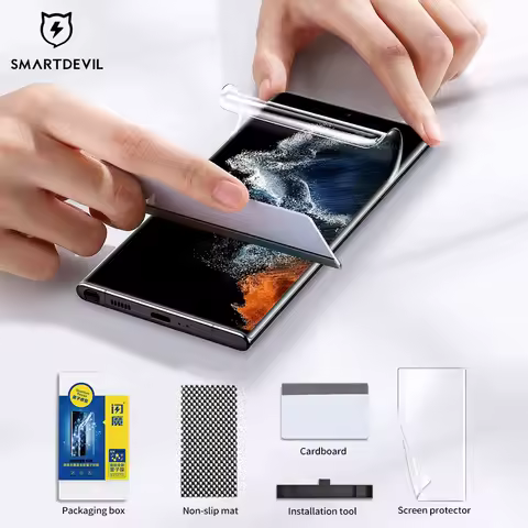 SmartDevil 2Pcs Screen Protector for Samsung Galaxy S23 Ultra S22 Plus Soft Film Galaxy S22Ultra S23