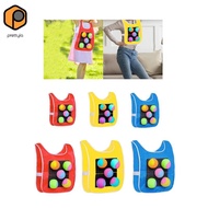 [prettyia] Dodgeball Game 5 Sticky Ball Toy, Sticky Ball Vest, Dodgeball Ball Game for Outside Yard 