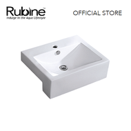RUBINE Semi Recessed Ceramic Basin TR5403-0320