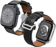 Spigen Enzo Designed for Apple Watch Band Genuine Leather Band Series 9/8/SE2/7/6/SE/5/4/3/2/1 41mm/40mm/38mm