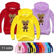 [In Stock] Adult Parent-child Hoodie LO-LS Surprise! Kid's Clothes Cartoon Cotton Blend Leisure Anime Hoodies Boys Girls Autumn Pullover Top Coat Comfortable Girl Long-sleeved