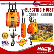 300kg 500kg King Kong Electric Hoist Heavy Duty Hoist Kren Hoist Lifting Crane Hoist Crane Winch Ele