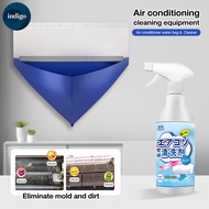 Aircond Cleaning Kit With 1-2HP Cleaning Cover 500ML Air Condition Cleaner Foam PEVA Material Cleane