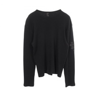 【二手】Chrome Hearts CHROME HEARTS Y NOT 皮革十字貼片華夫格棉質剪裁縫製男士上衣